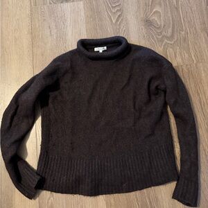 Madewell Dark purple Rolltop Sweater